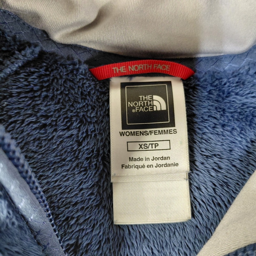 The North Face Osito 1/4 Zip Fleece Pullover Womens XS Navy Blue Soft Plush - Picture 7 of 8